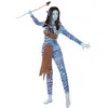 RueDeLaFete Déguisement Guerrière de la jungle - Bleu - Femme
