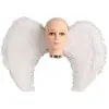 Paire d'Ailes à Plumes Blanches - 65 x 50 cm