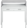 LOUNGITUDE Bureau extensible CLEA 2 tiroirs L99cm - 99 x 36 x 88 cm - Usinestreet