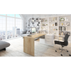 LOUNGITUDE Bureau d'angle JIMI L145x P108cm - 145 x 108 x 73 cm - Usinestreet