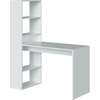 LOUNGITUDE Hogar24 - calicosy - Bureau réversible avec étagère de rangement - L120 cm