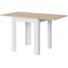 LOUNGITUDE Table extensible OLGA L67/134cm - 67 et 134 x 67 x 78 cm - Usinestreet