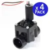 Lot de 4 Électrovanne d'arrosage Hunter PGV-100, 9V 1'', pour les prog...