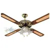 Ventilateur de plafond classique avec lumière et télécommande 52'' 132...