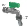 Suinga - Robinet Extérieur pour Jardin Anti-Calcaire, Entrée et Sortie 1/2'', Prévient le Calcaire en étant Plus Durable