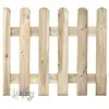 Clôture en bois classique jardin 80 x 210 cm, en bois traité pour l'extérieur
