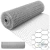 SUINGA Grillage à Poule 41mm 1x5 m. Galvanisé Maille Hexagonal Cloture...