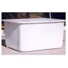 Réservoir rectangulaire en fibre de polyester 100 L + Couvercle, 65x65...