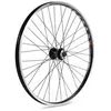 Roue de vélo avant avec disque 6 trous Gurpil Cyber 20 - noir - 26"