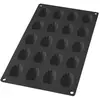 Lékué Lékué - Moule Mini Madeleines 20 Cavités - Noir - Gourmet