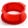 Moule à charlotte démontable Gourmet céramique et silicone rouge  Lékué