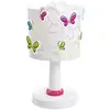 Dalber lampe de table enfant Butterfly Papillons multicolores