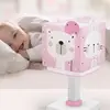 Dalber Lampe de table pour enfants Baby Jungle, rose, G4, largeur 14 c...