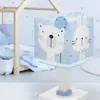 Dalber Lampe de table pour enfants Baby Jungle, bleue, G4, largeur 14 ...
