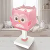 Dalber Lampe de table pour enfants Little Pink Owl, G4, largeur 14 cm