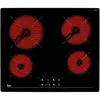 Plaque chauffante en céramique - Teka - TZ6415 - Intégré - Verre - 6300 W - Noir