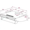 Hotte standard TEKA C9420S - 90 cm - 375 m3/h - 72 dB - Acier inoxydable