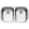 TEKA Evier - TEKA - STYLO 2C - Inox 18/10 - 2 cuves - Vidage manuel