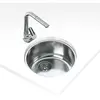 TEKA Evier Cuve Ronde Inox Sous Plan BE DIAM39  
