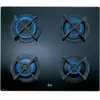 Plaque de cuisson au gaz naturel Teka CGC 4G AI AL 4 zones verre noir