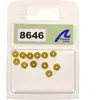 Artesania Accessoire pour maquette de bateau en bois : 12 roues de canon 6.5 mm