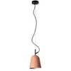 Faro Studio Plafonnier Suspendu Dôme 16 Cm Noir Mat, Rose