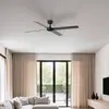 Faro Barcelona - Ventilateur De Plafond Dc Rudder L-4 Noir