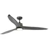 FARO BARCELONA Ventilateur de plafond LED Tonic, brun foncé