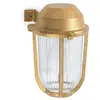 Applique d'extérieur - FARO - Borda - Laiton - Verre structuré - H18cm