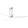 Faro Barcelona - Ventilateur de plafond dc Tube Chrome