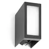 Applique murale de jardin - FARO - Log - LED - Gris foncé - Extérieur