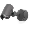 Faro Foc-1 - Applique Murale D'extérieur Led Gris Foncé Ip65