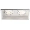 FARO BARCELONA Lampe encastrable Hyde 2 lampes inclinable blanc