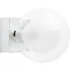 Faro PERLA-Applique ou Plafonnier de salle de bain Métal/Verre Ø12cm Argenté