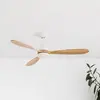 SHIMANO FARO BARCELONA Ventilateur de plafond Poros LED blanc/bois clair