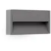 Faro grada-2 - applique murale led extérieure gris foncé 6w 3000k ip54