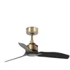 faro Ventilateur de plafond dc Just Fan xs Laiton / Noir