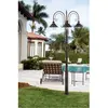 Faro Nautica - Lampadaire à 3 lampes brun rouille, E27