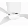 Ventilateur De Plafond Faro Pemba Led Blanc Avec Moteur Dc, 3000k