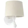 Liseuse Applique Murale - FARO - SAMBA - E27 - Acier - Textile - IP20