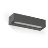 Faro lako - luminaire mural extérieur à led intégré down light gris, 3000k, ip65
