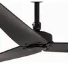 Faro MILOS-Ventilateur de plafond 3 pâles Acier/Contreplaqué Ø132cm Noir