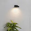 FARO BARCELONA Applique d'extérieur LED Balic, noir, aluminium, largeur 15 cm
