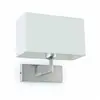 Faro Barcelona - Roda - Lampe murale, en nickel opaque, 1 x E27, 60 W