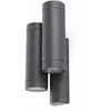 Applique extérieure double gris foncé 4x35W - STEPS - FARO