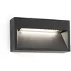 FARO Applique extérieure rectangulaire path led ip44 - gris