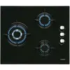Cata - Plaque au gaz CI6021BK (60 cm) Noir (3 Feux à gaz)