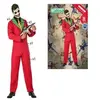 BigBuy Déguisement pour adultes clown joker rouge taille xs/s