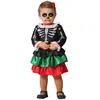 Atosa Déguisement Squelette Mexicain Costumes, Multicolore, 12-24 Mois Mixte bébé