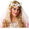 RueDeLaFete Serre-Tête fleurs avec voile